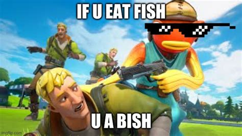 Tiko From The Fortnite Funny Doesn't Like When You Eat Floppers - Imgflip