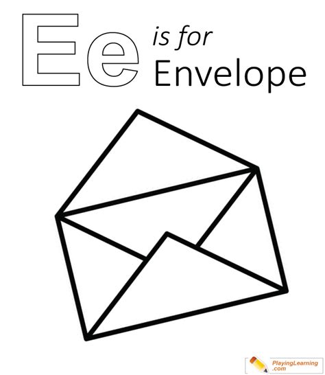 Envelope Page Coloring Pages