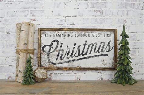 It's Beginning To Look A Lot Like Christmas Rustic Home | Etsy | Christmas signs, Farmhouse ...