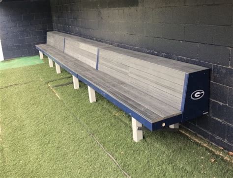 Dugout Benches: Elite Dugout Bench - Beacon Athletics