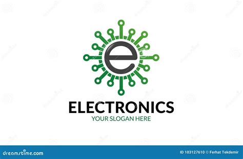 Electronics logo template stock illustration. Illustration of store ...