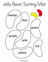 Printable Jelly Bean Coloring Page  LuzilFoley sketch template