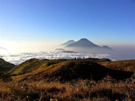 Mengintip Indahnya Golden Sunrise di Gunung Prau