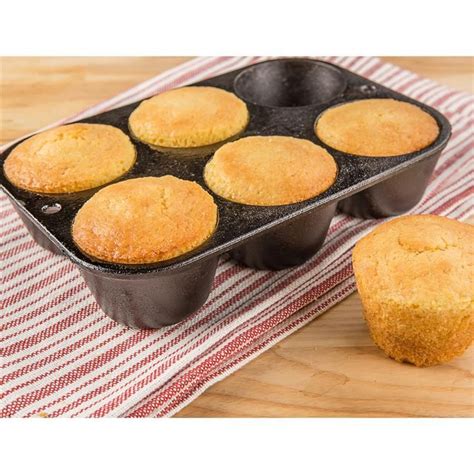 Lodge® Cast Iron Muffin Pans | Cast iron muffin pan, Cast iron cooking, Cast iron recipes