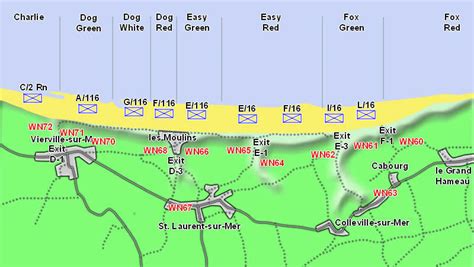 omaha beach map