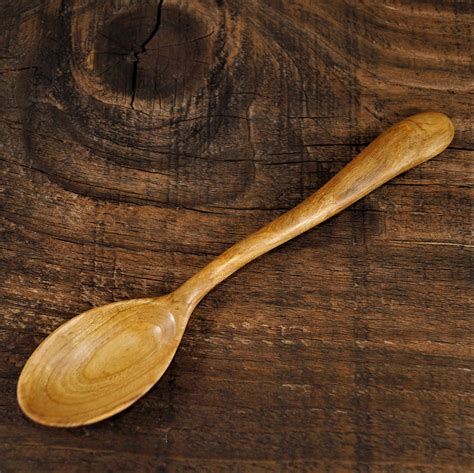 Hand Carved Wooden Spoon - Unique and Functional Kitchen Utensil