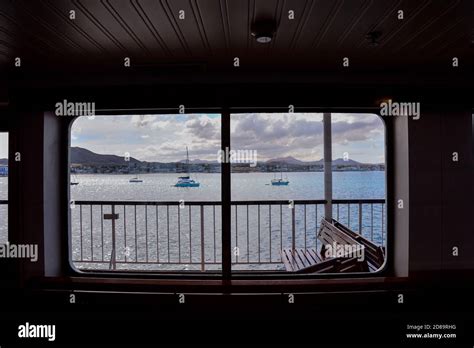 Interior of a cruise boat Stock Photo - Alamy