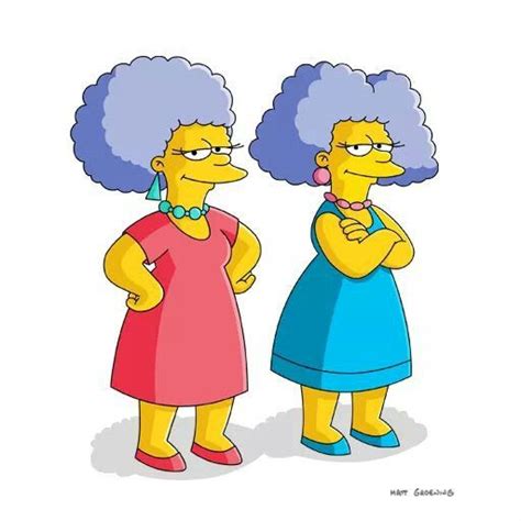 The sisters | Marge simpson, Marge simpson sisters, Simpsons characters