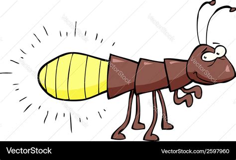 Glowworm Royalty Free Vector Image - VectorStock