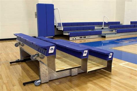 R.M. Huffman Gym Bleachers Gymnasium Seating Team Seating WV OH KY