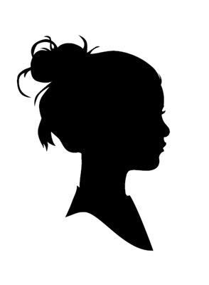 Women side view | Silhouette pictures, Girl silhouette, Silhouette art