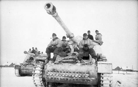 Hornisse Nashorn tank destroyers of 519th Schwere Panzerjager Abteilung eastern front Witebsk ...