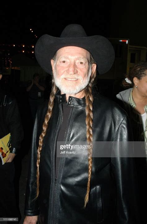 Willie Nelson during The 30th Annual American Music Awards - Backstage & Party at Shrine ...