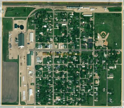 Map of Fairmount city, North Dakota