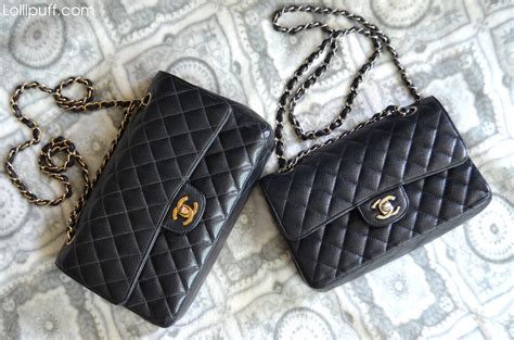 Chanel Classic Double Flap: Small vs Medium & Gold vs Silver - Lollipuff