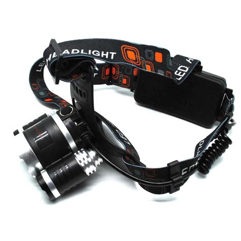 Senter Kepala Lampu Headlamp Head Lamp 3 LED 5000 Lumens Cree XM-L - T6 ...