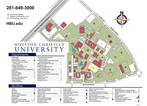 Campus Map | Houston Baptist University