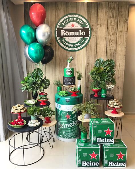 🥳 • #Heineken Birthday Party ¡Super creativo! 🍺 Fuente: 📸 ...