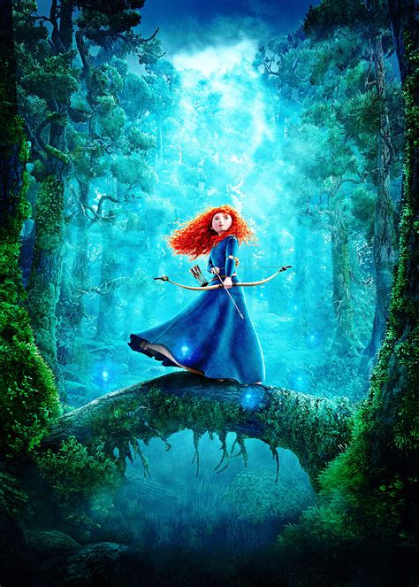 Disney•Pixar Poster of Princess Mérida from "Brave" (2012) | Fancy! | Pinterest | Brave movie ...