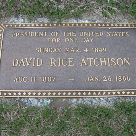 Grave of David Rice Atchison – Plattsburg, Missouri - Atlas Obscura