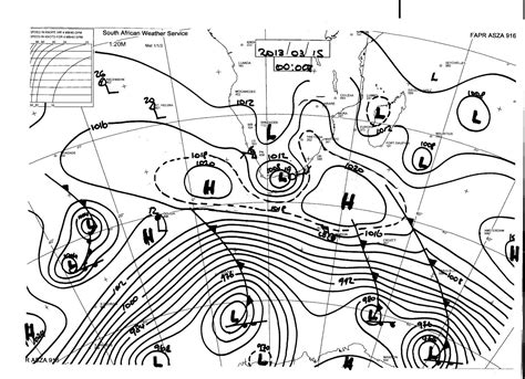 Discover South Africa's Sea Level Synoptic Chart