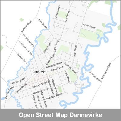 2020 Street Map Dannevirke - Digital Maps