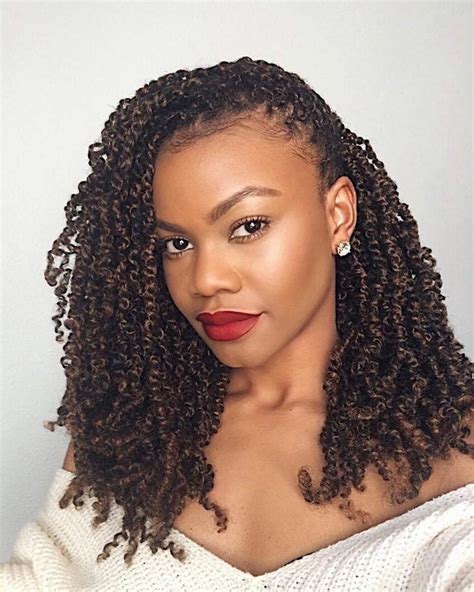 box braid hairstyles Shoulder Length #braidhairstyles in 2020 | Twist ...