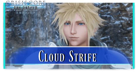 Who is Cloud Strife? | Cloud Profile and Voice Actor | Crisis Core ...