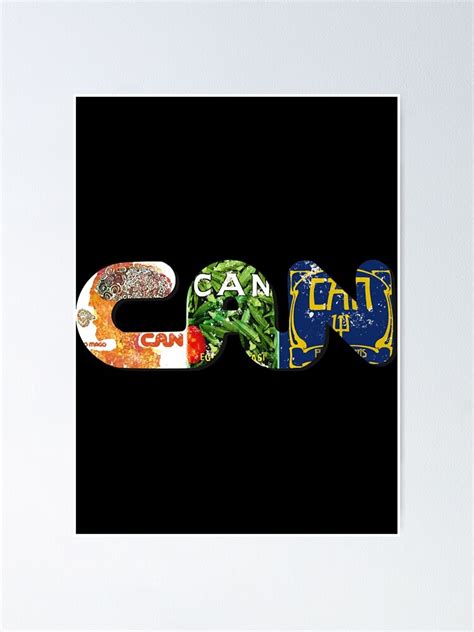 "Can Album Cover Logo " Poster for Sale by JohnWilson7239 | Redbubble