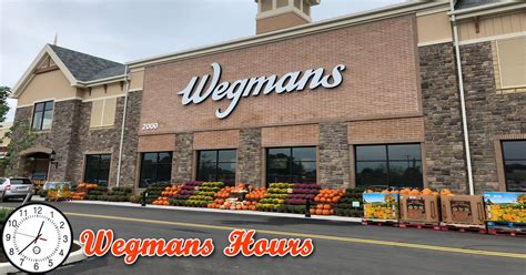 Wegmans Hours - Open/ Closed | Pharmacy, Sub Shop, Holiday Hours