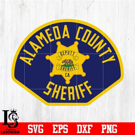 Alameda County Sheriff Badge svg eps dxf png file – lasoniansvg