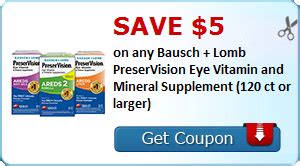 $5 Bausch+Lomb PreserVision Coupon (+ Rite Aid Deal) - FamilySavings