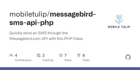 GitHub - mobiletulip/messagebird-sms-api-php: Quickly send an SMS through the Messagebird.com ...