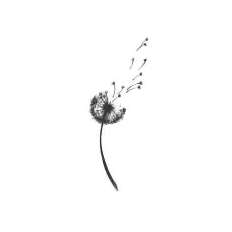 Dandelion Tattoo - Realistic Temporary Tattoos | Tattoo Icon – TattooIcon