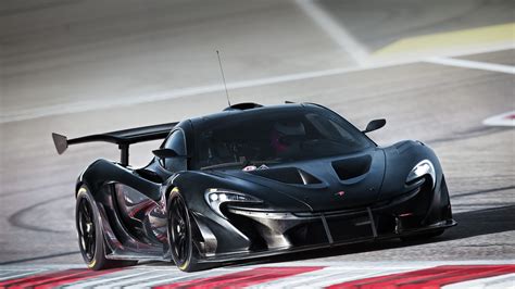 McLaren P1 GTR, black, McLaren, motorsport, 4K, competition, motor ...