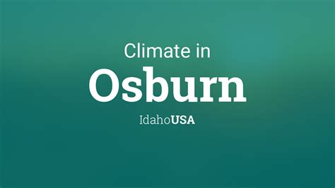 Climate & Weather Averages in Osburn, Idaho, USA