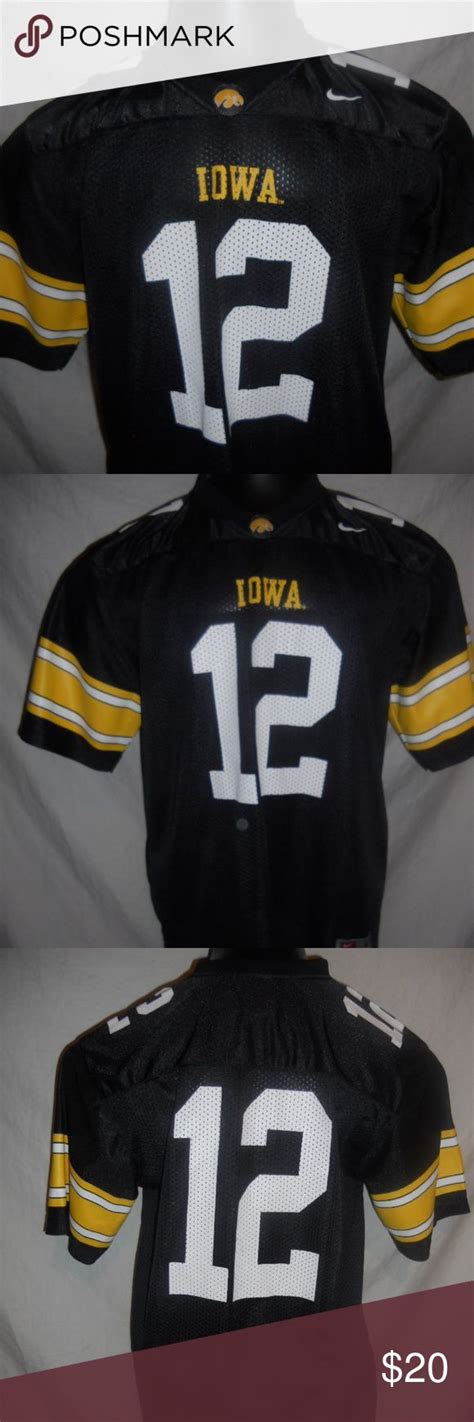 Nike Iowa Hawkeye's #12 Football Jersey Size Large | Iowa hawkeyes ...