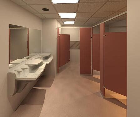 Why is Revit 3D Model Text in Bradley Revit Toilet Partitions?