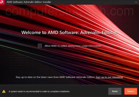 Install AMD Graphics Drivers In Windows - ComputerSluggish