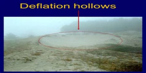 Deflation Hollows: Erosional Landforms - QS Study