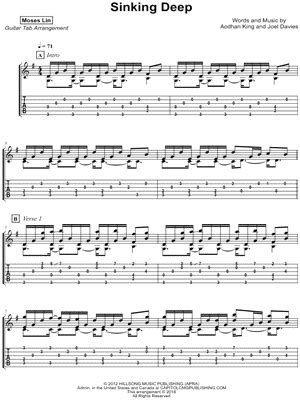 "Sinking Deep" Sheet Music - 4 Arrangements Available Instantly - Musicnotes