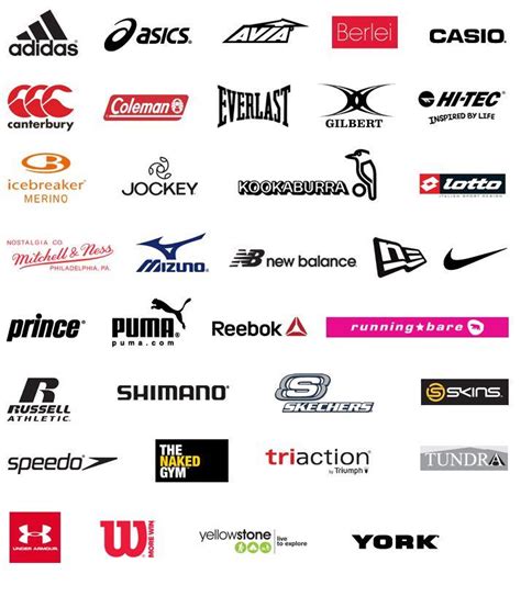 Sportswear Brands Logos