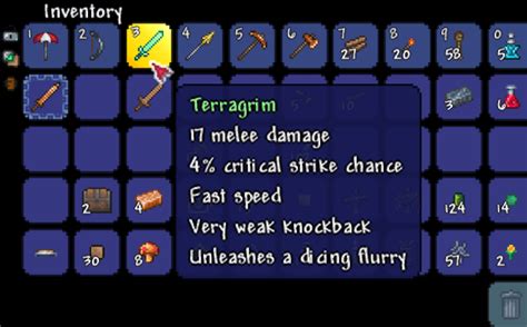 I found a weapon : r/Terraria