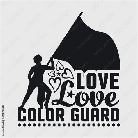 Color Guard Svg | Flag Rifle Saber Svg | Smile Color Guard Svg ...