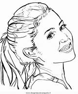 Ariana Grande Coloring Pages To Color Sketch Page  Home sketch template