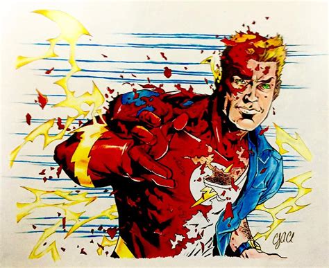 The Flash Drawing by Cody Cole - Pixels