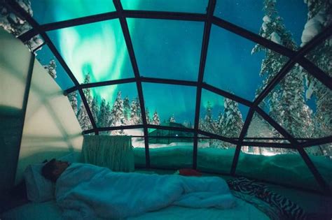 Stay in This Amazing Glass Igloo and Watch the Northern Lights From Bed | Finnland urlaub ...