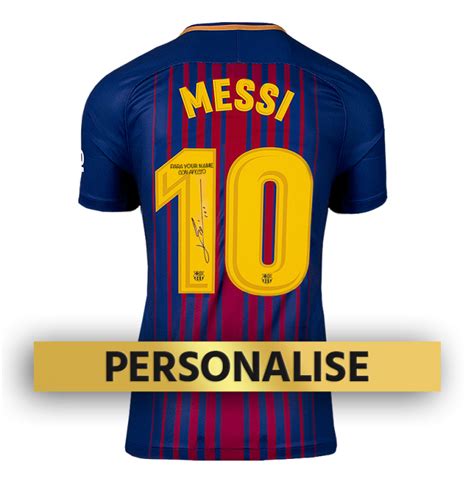 PRE-ORDER Lionel Messi Signed and Personally Dedicated FC Barcelona ...