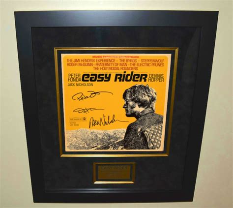 Easy Rider Signed Original Soundtrack, Peter FondaROCK STAR gallery