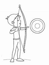 Bow And Arrow Coloring Page At GetColoringscom  Free Printable sketch template